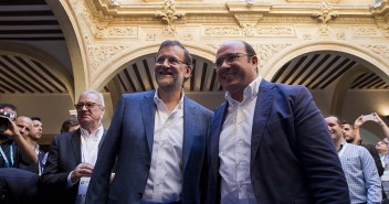 Mariano Rajoy con Pedro Antonio Sánchez 
