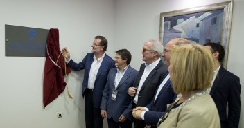 Mariano Rajoy con los militantes del PP de Lorca