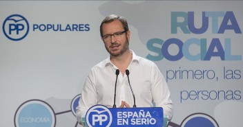 El vicesecretario de Sectorial del PP, Javier Maroto