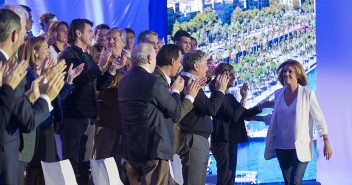 María Dolores de Cospedal en el acto de presentación de candidatos del PP a las elecciones generales 