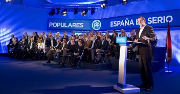 Mariano Rajoy en el acto de presentación de candidatos 
