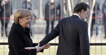 Rajoy y Merkel 