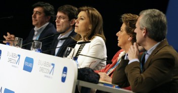 Cospedal interviniendo en la Convención Nacional del PP 