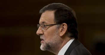 Mariano Rajoy exponiendo su discurso durante el Debate sobre el Estado de la Nación 