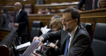 Mariano Rajoy durante el Debate sobre el Estado de la Nación 