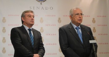 Juan José Imbroda y José Manuel Barreiro en el Senado