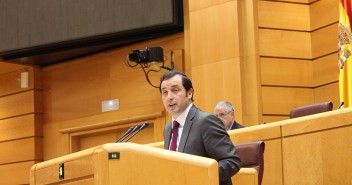 Armando Castosa durante su intervención en el Senado