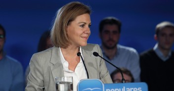 La secretaria general del Partido Popular, María Dolores de Cospedal