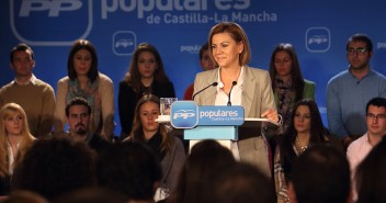 La secretaria general del Partido Popular, María Dolores de Cospedal