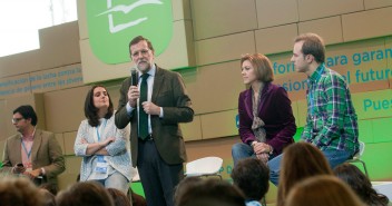 Mariano Rajoy durante su intervención en el encuentro con jóvenes de NNGG 