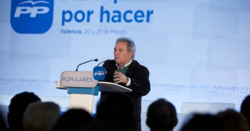 Alfonso Rus en la Presentación del Programa Marco Local en unas jornadas en Valencia 