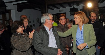 María Dolores de Cospedal interviene en un acto en Consuegra (Toledo)