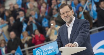 El presidente del Gobierno y del Partido Popular, Mariano Rajoy