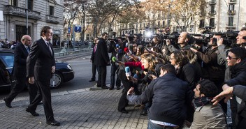 Mariano Rajoy interviene en un acto organizado por Barcelona Tribuna