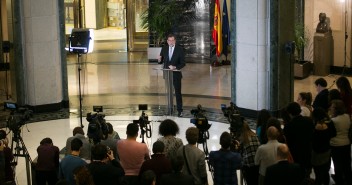 Mariano Rajoy se reúne con Albert Rivera en el Congreso