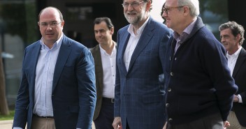 Mariano Rajoy preside la reunión de la Junta Directiva del PP de Murcia