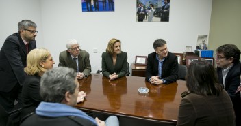 María Dolores Cospedal preside un acto con alcaldes del PP de la provincia de Segovia