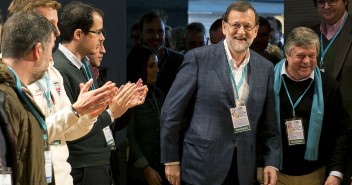 Mariano Rajoy a su llegado al foro de NN.GG en Bilbao