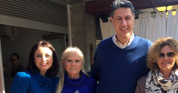Andrea Levy y Xavier García Albiol visitan Badalona