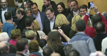 Mariano Rajoy participa en un acto con alcaldes y afiliados del PP de Salamanca