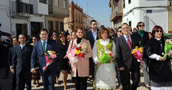 Cospedal participa en la Misa y ofrenda floral en honor a San Gregorio Magno en Navas de Jorquera (Albacete)