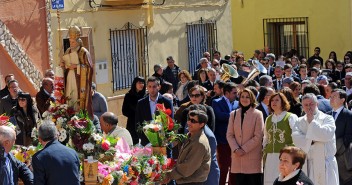 Cospedal participa en la Misa y ofrenda floral en honor a San Gregorio Magno en Navas de Jorquera (Albacete)