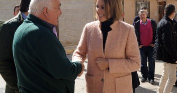 Cospedal participa en la Misa y ofrenda floral en honor a San Gregorio Magno en Navas de Jorquera (Albacete)