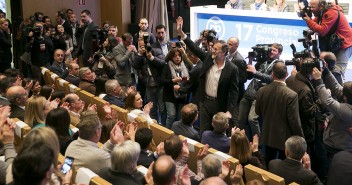 Mariano Rajoy en la clausura del Congreso del PP de Pontevedra