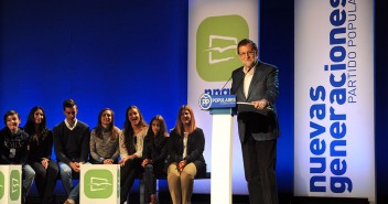 Mariano Rajoy durante su intervención