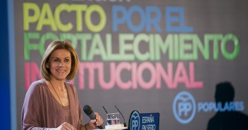 La secretaria general del Partido Popular, María Dolores de Cospedal