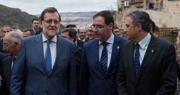 Mariano Rajoy a su llegada al acto