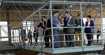 Mariano Rajoy y Mª Cospedal visitan visita el yacimiento romano de Noheda