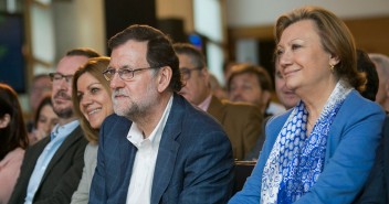 Mariano Rajoy, Presidente del Gobierno y del PP junto a Luisa Fernanda Rudi 