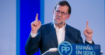 El Presidente del PP y del Gobierno en funciones, Mariano Rajoy 