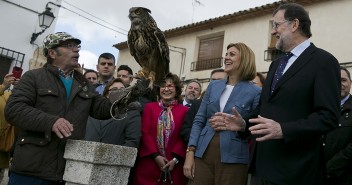 Mariano Rajoy visita El Toboso con María Dolores de Cospedal
