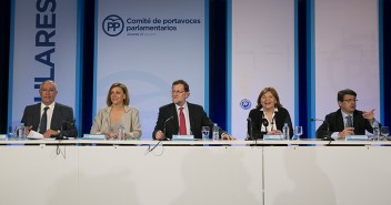 Mariano Rajoy preside el Comité de Portavoces Parlamentarios del PP