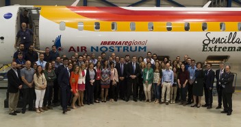 Mariano Rajoy visita las instalaciones de Air Nostrum