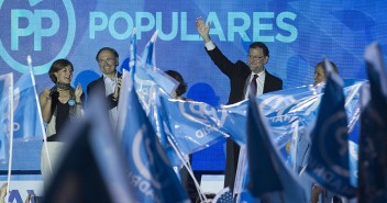 Mariano Rajoy en el acto de inicio de campaña