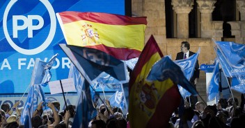 Mariano Rajoy en el acto de inicio de campaña