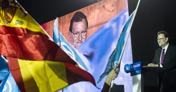 Mariano Rajoy en el acto de inicio de campaña