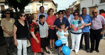 Mª Dolores Cospedal visita el municipio toledano de La Villa de Don Fadrique