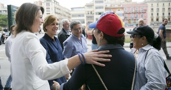 María Dolores de Cospedal visita Girona