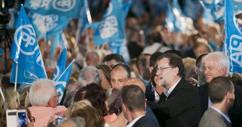 Mariano Rajoy interviene en un acto en Zaragoza