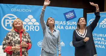 María Dolores de Cospedal interviene en un acto en Gijón