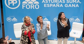 María Dolores de Cospedal interviene en un acto en Gijón