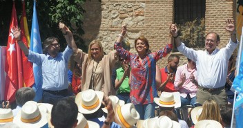 María Dolores de Cospedal interviene en un acto en Arganda