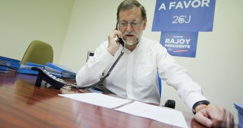 Mariano Rajoy visita la sede del PP de Málaga
