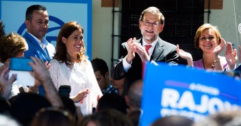Mariano Rajoy visita Malagón acompañado por Mª Dolores de Cospedal