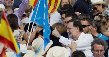 Mariano Rajoy en el cierre de campaña en Valencia
