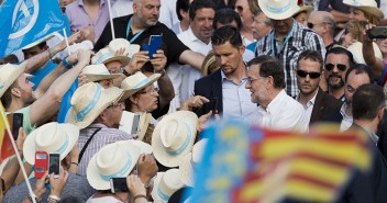 Mariano Rajoy en el cierre de campaña en Valencia
